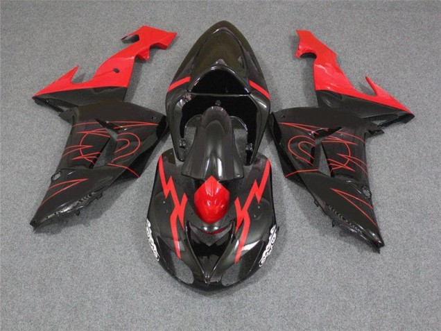 ZX10R 06-07 Verkleidungen - Schwarz Rot ZX10R 06-07 Verkleidungen - Schwarz Rot