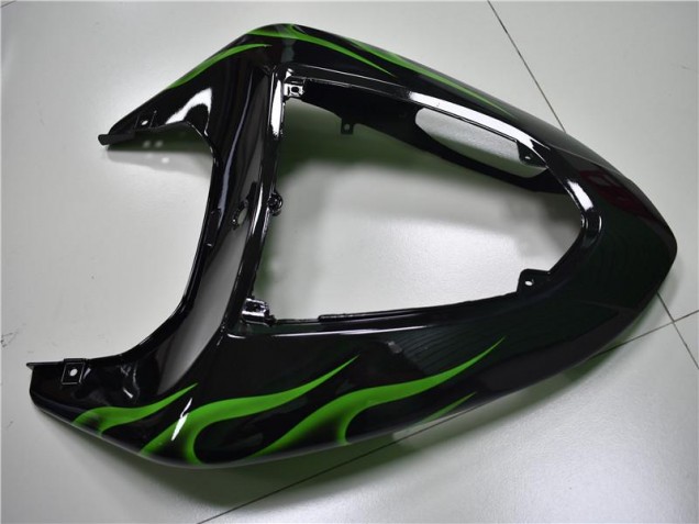 ZX10R 06-07 Verkleidungen - Schwarze Grüne Flamme ZX10R 06-07 Verkleidungen - Schwarze Grüne Flamme