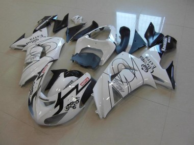 ZX10R 06-07 Verkleidungen - Weiß Corona