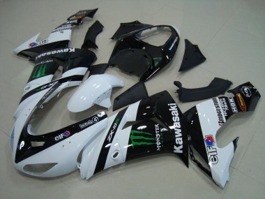 ZX10R 06-07 Verkleidungen - Weiß Monster