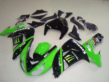 ZX10R 06-07 Vollverkleidung - Grünes Monster