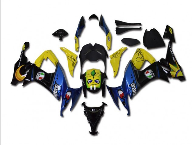 ZX10R 08-10 Verkleidungen - Blau Hai ZX10R 08-10 Verkleidungen - Blau Hai
