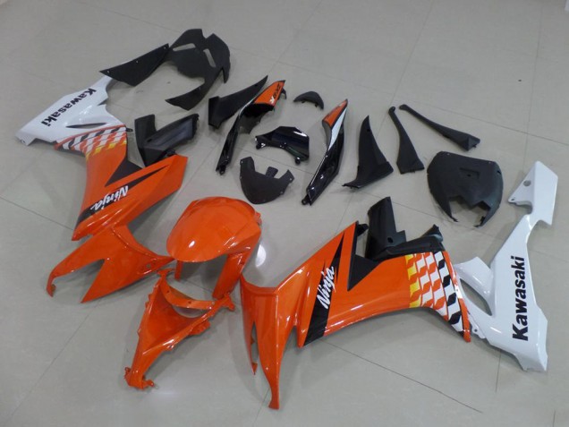 ZX10R 08-10 Verkleidungen - Orange und Weiß ZX10R 08-10 Verkleidungen - Orange und Weiß