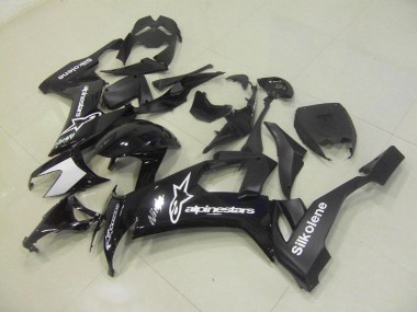 ZX10R 08-10 Verkleidungen - Schwarz Silkolene