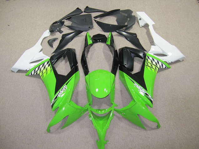 ZX10R 08-10 Verkleidungen - Schwarzer Grün Ninja ZX10R 08-10 Verkleidungen - Schwarzer Grün Ninja