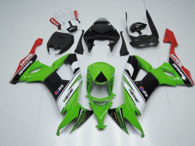 ZX10R 08-10 Verkleidungen - Weiß Schwarz Und Grün