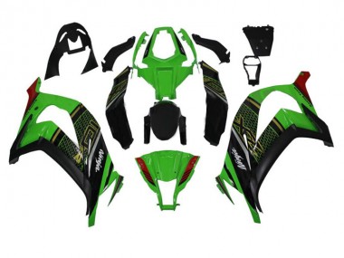 ZX10R 11-15 Verkleidungen - Grün Schwarz