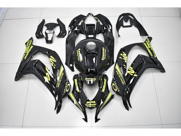 ZX10R 16-19 Verkleidungen - Schwarz Gelb Rennen Team Ninja ZX10R 16-19 Verkleidungen - Schwarz Gelb Rennen Team Ninja
