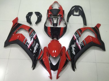 ZX10R 16-19 Verkleidungen - Schwarzer Roter Ninja