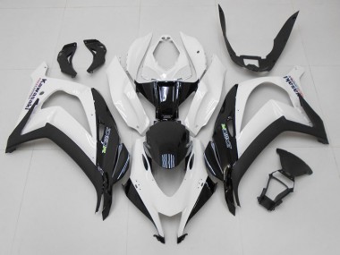 ZX10R 16-19 Verkleidungen - Weiß Schwarz