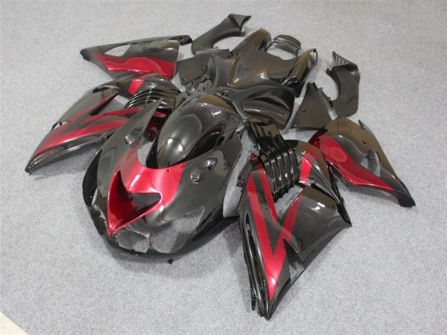ZX14R ZZR 1400 06-11 Verkleidung - Schwarz Rot ZX14R ZZR 1400 06-11 Verkleidung - Schwarz Rot