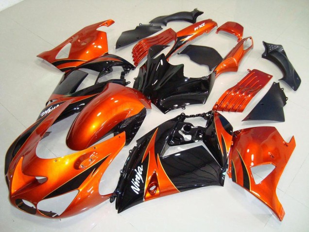 ZX14R ZZR 1400 06-11 Verkleidungen - Orange Schwarz ZX14R ZZR 1400 06-11 Verkleidungen - Orange Schwarz