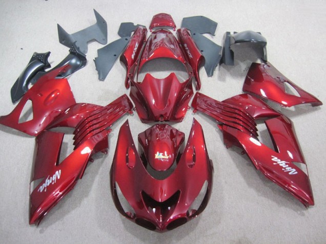 ZX14R ZZR 1400 06-11 Verkleidungen - Rot Weiß Ninja Aufkleber ZX14R ZZR 1400 06-11 Verkleidungen - Rot Weiß Ninja Aufkleber