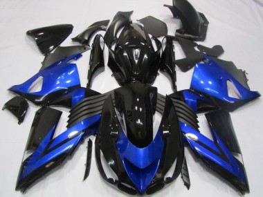 ZX14R ZZR 1400 06-11 Verkleidungen - Schwarz Blau