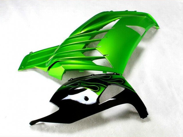 ZX14R ZZR 1400 12-21 Verkleidungen - Grün Schwarz ZX14R ZZR 1400 12-21 Verkleidungen - Grün Schwarz