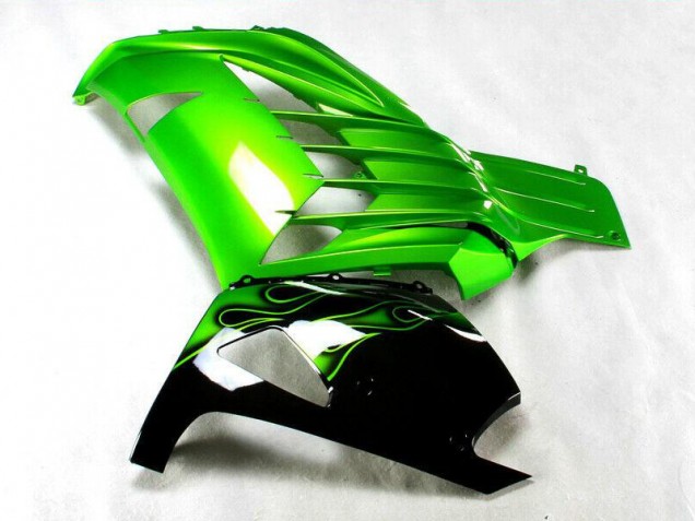 ZX14R ZZR 1400 12-21 Verkleidungen - Grün Schwarz ZX14R ZZR 1400 12-21 Verkleidungen - Grün Schwarz