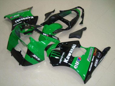 ZX6R 00-02 Verkleidungen - Grünes Monster