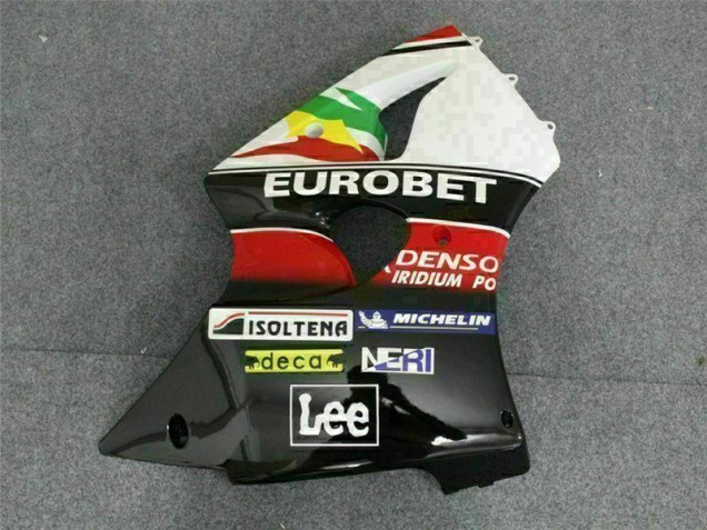 ZX6R 00-02 Verkleidungen - Schwarz Weißer Eurobet ZX6R 00-02 Verkleidungen - Schwarz Weißer Eurobet