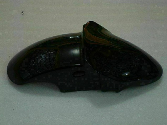 ZX6R 00-02 Verkleidungen - Schwarz mit Blaur Flamme ZX6R 00-02 Verkleidungen - Schwarz mit Blaur Flamme