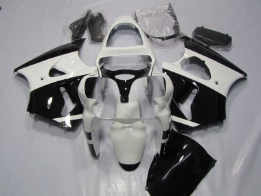 ZX6R 00-02 Verkleidungen - Weiß Schwarz