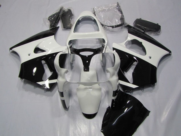 ZX6R 00-02 Verkleidungen - Weiß Schwarz ZX6R 00-02 Verkleidungen - Weiß Schwarz