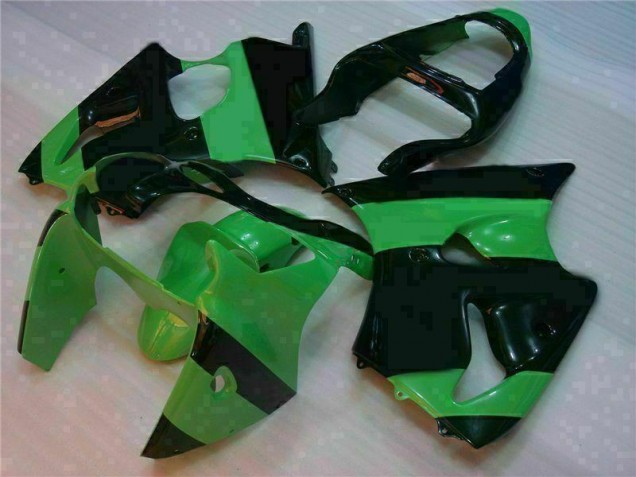 ZX6R 00-02 VollVerkleidungen & Plastik - Grün Schwarz ZX6R 00-02 VollVerkleidungen & Plastik - Grün Schwarz