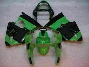 ZX6R 00-02 VollVerkleidungen & Plastik - Grün Schwarz