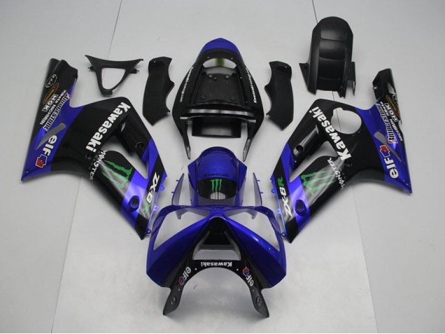 ZX6R 03-04 Verkleidungen - Blau Monster ZX6R 03-04 Verkleidungen - Blau Monster