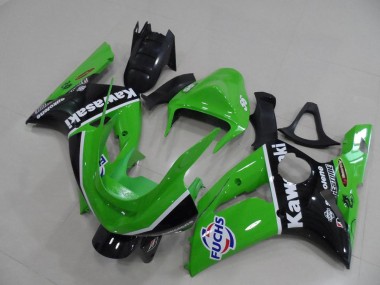 ZX6R 03-04 Verkleidungen - Grün Fuchs