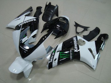 ZX6R 03-04 Verkleidungen - Weiß Monster