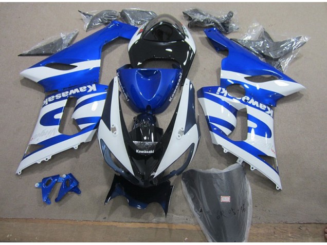 ZX6R 05-06 Verkleidung - Blau Weiß ZX6R 05-06 Verkleidung - Blau Weiß