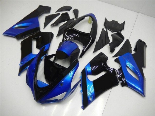 ZX6R 05-06 Verkleidungen - Blau Schwarz ZX6R 05-06 Verkleidungen - Blau Schwarz