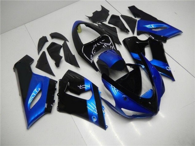 ZX6R 05-06 Verkleidungen - Blau Schwarz ZX6R 05-06 Verkleidungen - Blau Schwarz