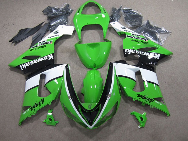 ZX6R 05-06 Verkleidungen - Grün Weiß Schwarz Ninja 636 ZX6R 05-06 Verkleidungen - Grün Weiß Schwarz Ninja 636