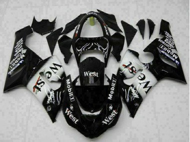 ZX6R 05-06 Verkleidungen Komplett Sets - Schwarz