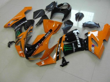 ZX6R 05-06 Verkleidungen - Orange Monster