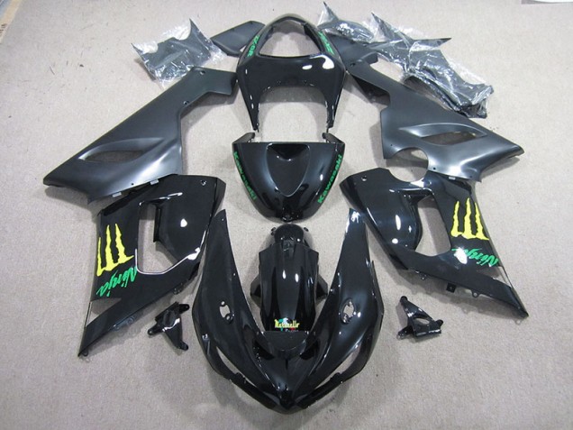 ZX6R 05-06 Verkleidungen - Schwarzer Grün Ninja ZX6R 05-06 Verkleidungen - Schwarzer Grün Ninja