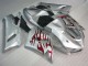 ZX6R 05-06 Verkleidungen - Silber Rot Flammen ZX6R 05-06 Verkleidungen - Silber Rot Flammen