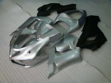 ZX6R 05-06 Verkleidungen - Silber Schwarz
