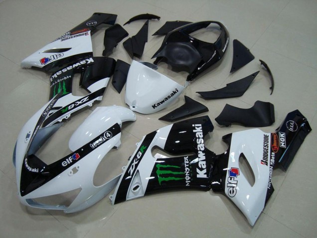 ZX6R 05-06 Verkleidungen - Weiß Monster ZX6R 05-06 Verkleidungen - Weiß Monster