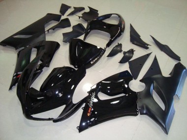 ZX6R 05-06 Vollverkleidung - Schwarz