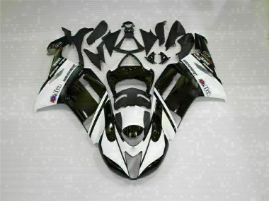 ZX6R 07-08 Verkleidung - Schwarz Weiß