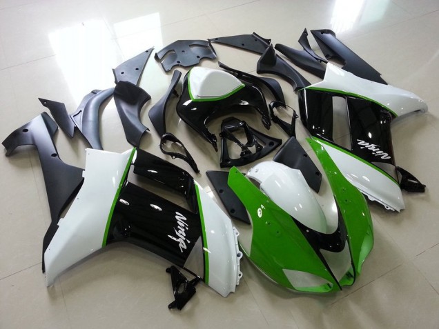 ZX6R 07-08 Verkleidungen - Grün Schwarz Weiß ZX6R 07-08 Verkleidungen - Grün Schwarz Weiß