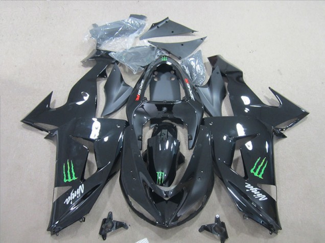 ZX6R 07-08 Verkleidungen - Schwarz Ninja Grünmonster ZX6R 07-08 Verkleidungen - Schwarz Ninja Grünmonster