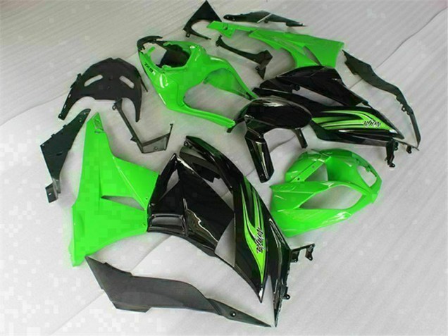 ZX6R 09-12 Verkleidung - Grün Schwarz ZX6R 09-12 Verkleidung - Grün Schwarz