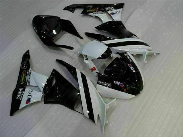 ZX6R 09-12 Verkleidung - Schwarz Weiß 3M Touch4 ZX6R 09-12 Verkleidung - Schwarz Weiß 3M Touch4