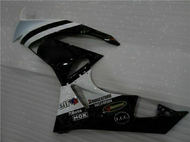 ZX6R 09-12 Verkleidung - Schwarz Weiß 3M Touch4 ZX6R 09-12 Verkleidung - Schwarz Weiß 3M Touch4