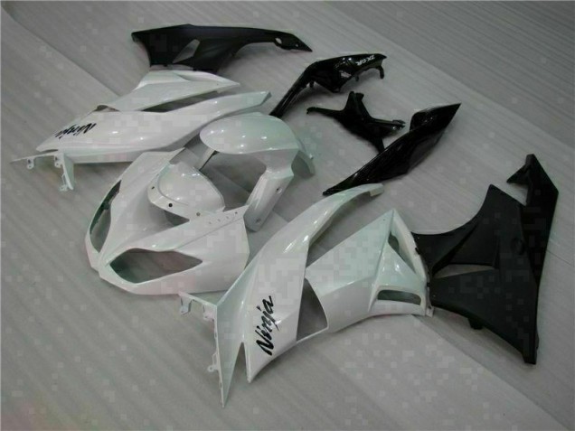 ZX6R 09-12 Verkleidung - Weiß Schwarz