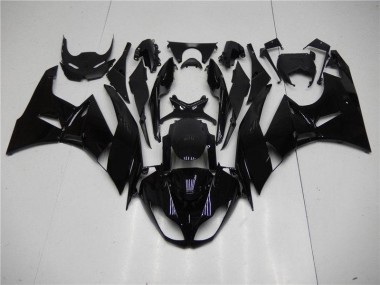 ZX6R 09-12 Verkleidungen - Glänzend Schwarz