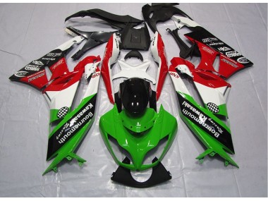 ZX6R 09-12 Verkleidungen - Grün Rot